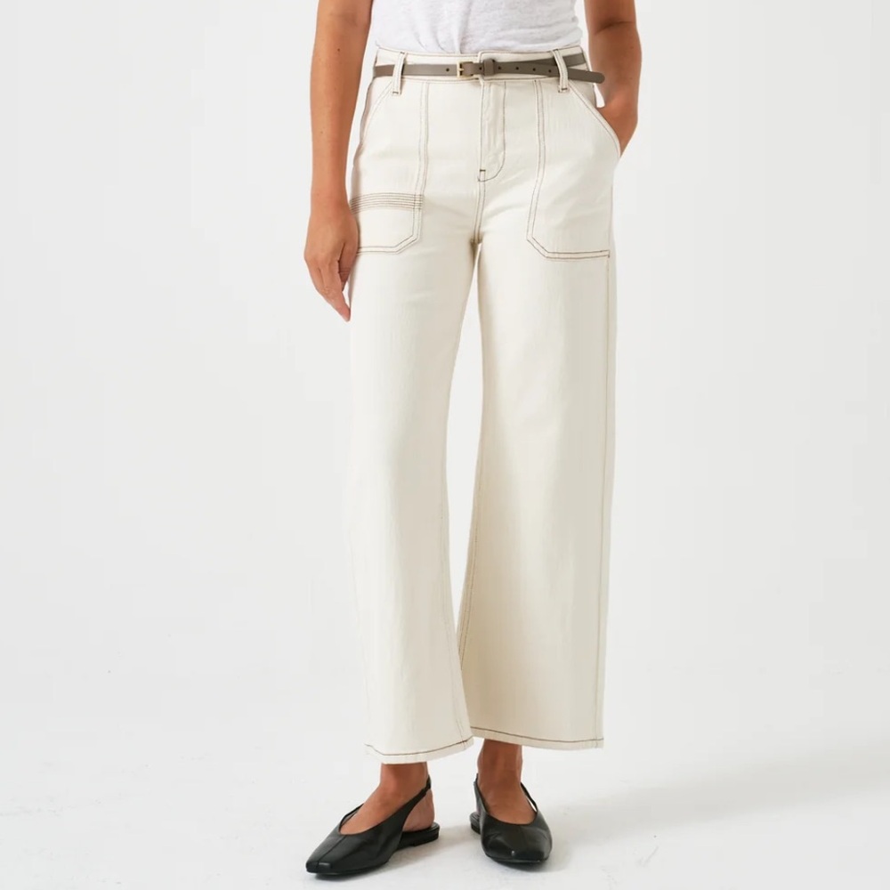 seventy + mochi elodie jeans in ecru size 26